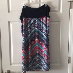 🦖 4/$15 Multicolored Skirt 3xl